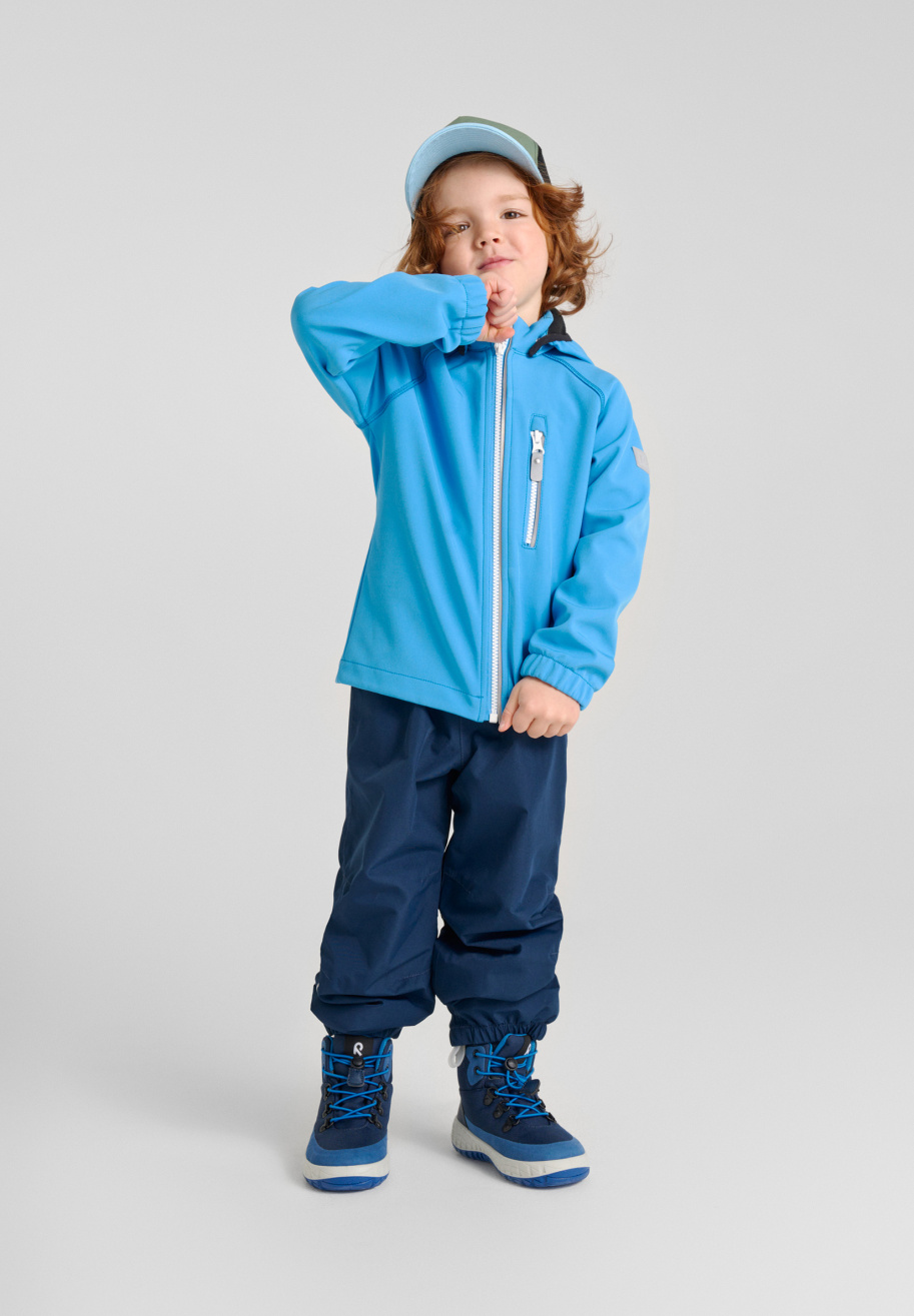Reima Vantti softshell takki, cool blue | Kukkuukids.fi