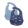 Celavi silicone bibs 2-pack, blue heaven