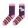 Reima Moomin Randig ull-sockor, deep purple