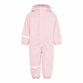 Celavi rainsuit with fleece lining, solid peach whip