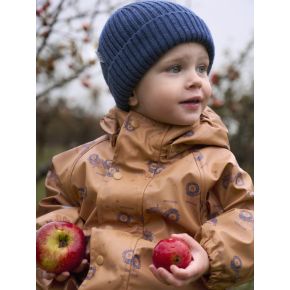 CeLaVi - Rainwear Suit - AOP, w. fleece, apple cinnamon