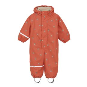 CeLaVi - Rainwear Suit - AOP, w. fleece, summer fig