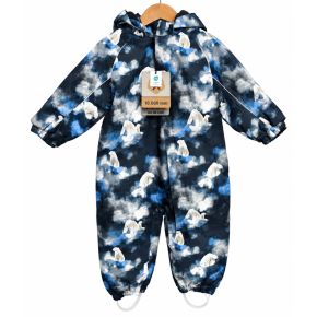 Color Kids - Baby Coverall - AOP, windward blue