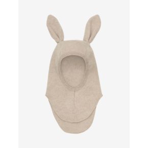 Huttelihut wool fleece balaclava, sand melange