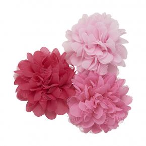 Creamie hair clips 3-pack, pink lady