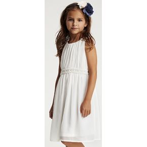 Creamie white party dress