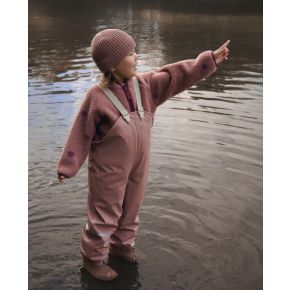 CeLaVi fleece vuorilliset sadehousut, brick dust