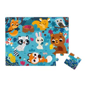 Janod Forest animals tactile puzzle