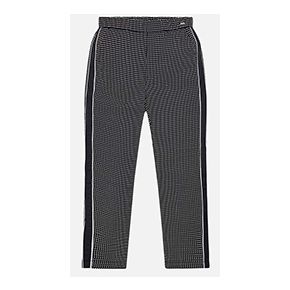 Mayoral black and white checked pants