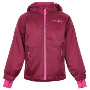 Minymo winter jacket, red plum