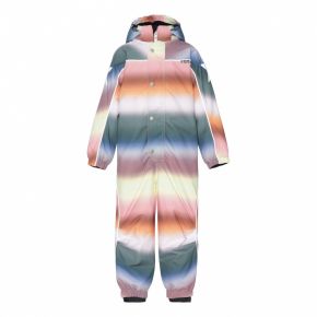 Molo Polaris padded winter overall, misty rainbow