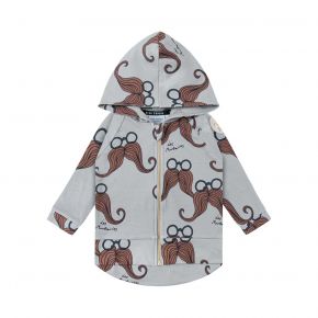 Mustache Grey hoodie