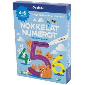 Oppi&ilo Nokkelat numerot puuhakortit