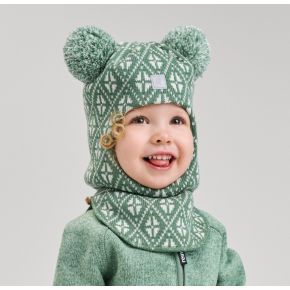 Reima Kuuraan balaclava, green clay