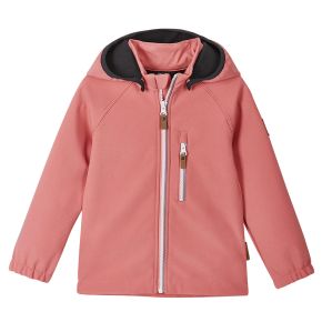 Reima Vantti softshell jacket, pink coral