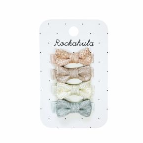 Rockahula Nordic Shimmer Mini Bow Clips