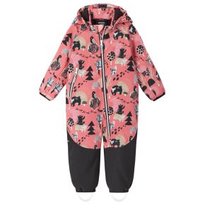 Reima Mjosa softshell overall, pink coral