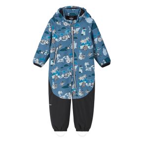 Reima Moomin Mjosa softshell overall, blue ocean