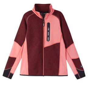 Reima Laskien fleece-takki, jam red