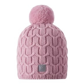 Reima Nyksund merinovillapipo, grey pink