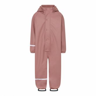 Celavi rainsuit with fleece lining, solid burlwood