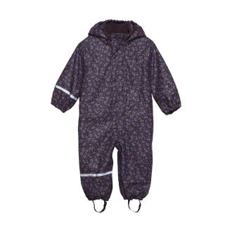 Celavi fleece-vuorillinen sadehaalari, AOP plum perfect