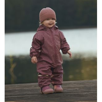 CeLaVi regn overall med fleece, rose brown