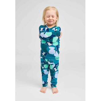 Reima Moomin Trivsam ull-mix underställ, dark teal