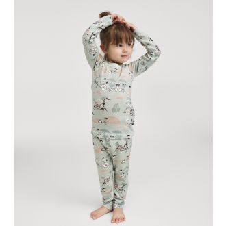 Reima Moomin Trivsam ull-mix underställ, airy green