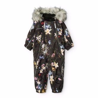 Molo Pyxis fur toppahaalari, paisley flowers