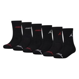 JORDAN LEGEND CREW 6-pack socks, black