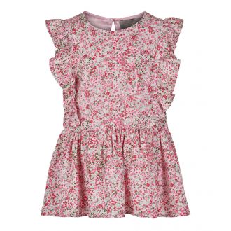 Creamie blommig topp, pink lady