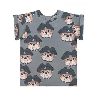 Dog the pirate graphite t-shirt