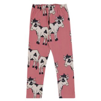 Cow pink leggings