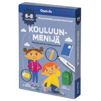 Oppi&ilo Kouluunmenijä puuhakortit