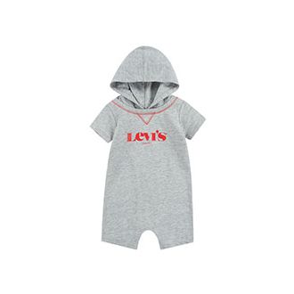 Levi´s kids hooded graphic romper, grey heather