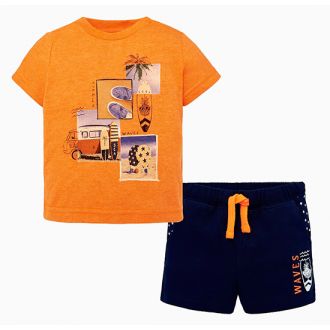 Mayoral liten pojkes shorts set