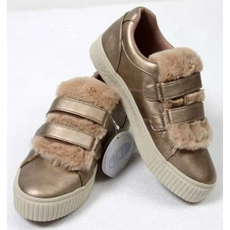 Mayoral sneakers with faux-fur