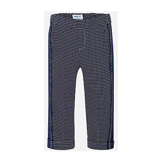 Mayoral blue and white pants, navy