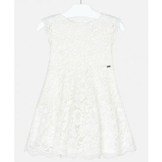 Mayoral white lace dress