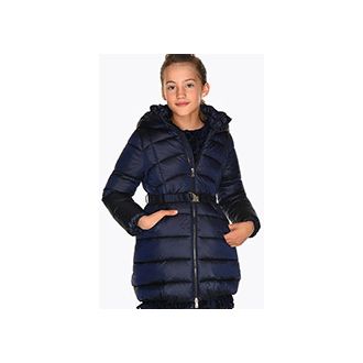 Mayoral long padded winter jacket with belt