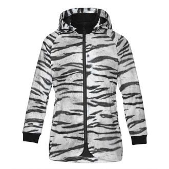 Molo Hillary softshell jacket, tiger white