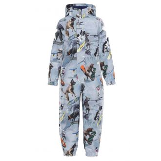 Molo Polly mellansäsong jumpsuit, doggy blue town