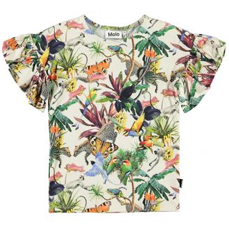 Molo Rayah frill top, imaginary jungle