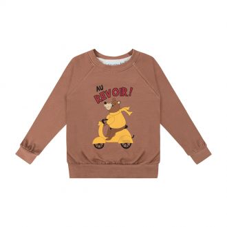 Motobear brown sweatshirt