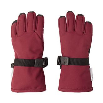Reima Tartu winter gloves, jam red