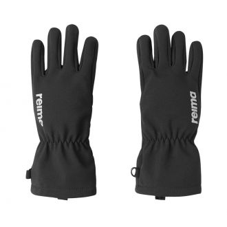 Reima Tehden softshell gloves, black