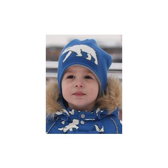 T2H winter beanie, bue lolite