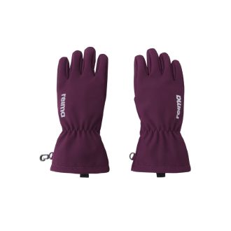 Reima Tehden softshell gloves, deep purple
