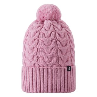 Reima Routii wool beanie, grey pink